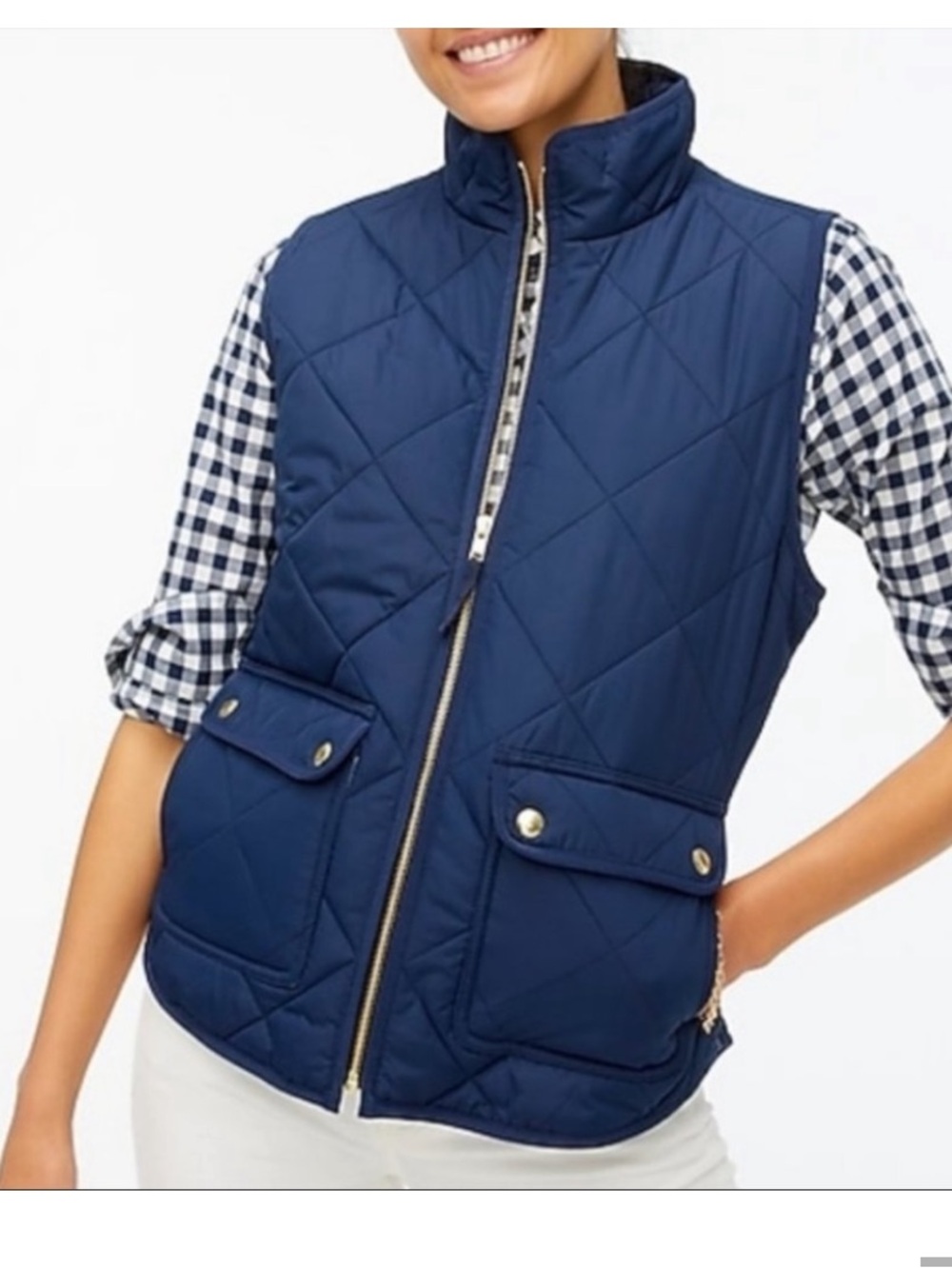 J. Crew Excursion quilted Down Fill Puffer Quilted Vest